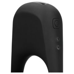   Loveline - vibračný erekčný krúžok na penis - nabíjateľný - čierny