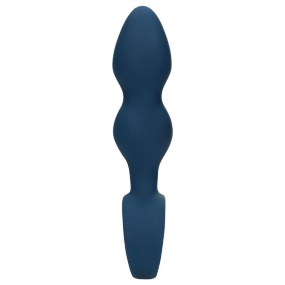Loveline - krúžkový análny dildo - stredný (modrý)