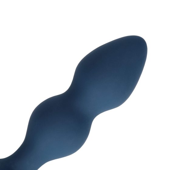 Loveline - Análne dildo s uchopovacím krúžkom - veľké (modré)