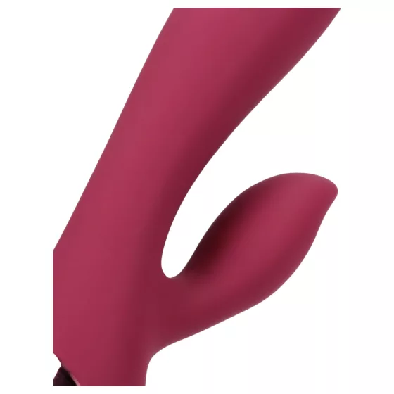 Loveline - nabíjateľný vibrátor s ramenom na klitoris - červený