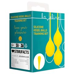   Loveline - venušine guličky sada - silikón - 2 diely - žlté