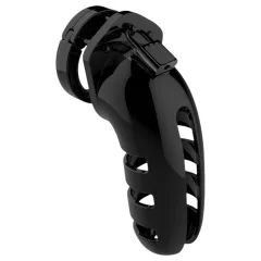   ManCage Model 06 - klietka na penis pre mužov (čierna) - 14 cm