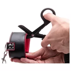 Ouch! - bezpečnostné nožnice na bondage (čierne)