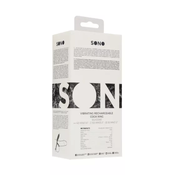 No.88 - vibračný krúžok na penis - čierny