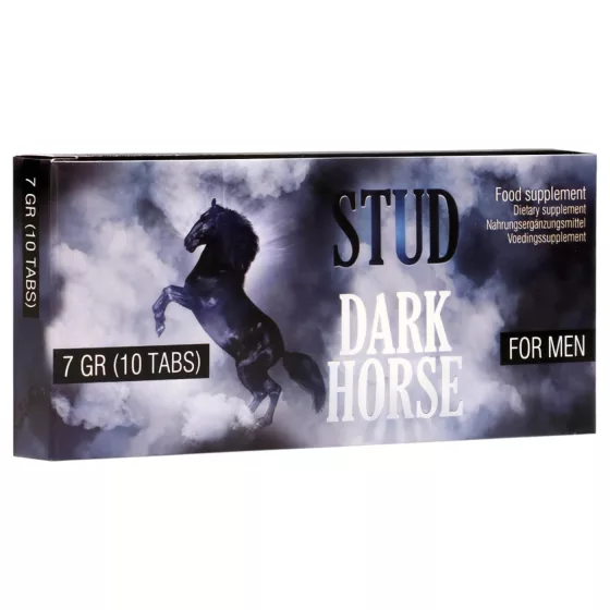 Pharmquests Dark Horse - tabletky na podporu erekcie pre mužov - 10 ks