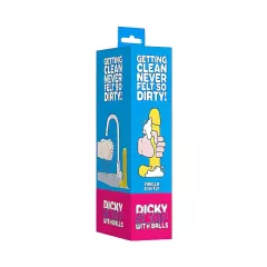 S-Line - Dicky - mydlo penis s semenníkmi - vanilka (210 g)