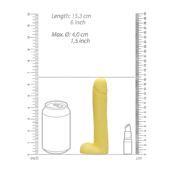 Dicky - erotické mydlo penis s semenníkmi - vanilka 210g
