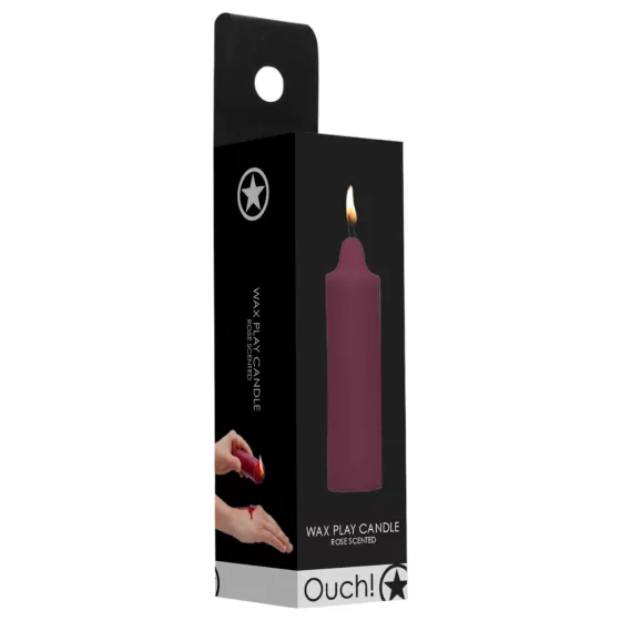 Ouch Rose - masážna parafínová sviečka - ruža - 100 g