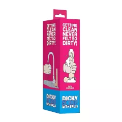   S-Line - Dicky Cum - mydlo penis s semenníkmi - natur (250 g)