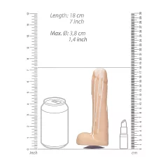   S-Line - Dicky Cum - mydlo penis s semenníkmi - natur (250 g)
