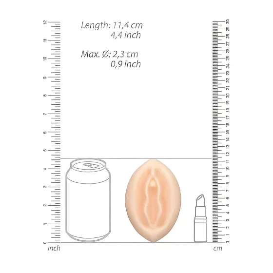 S-Line - Pussy - mydlo vagína (prírodné, 140 g)