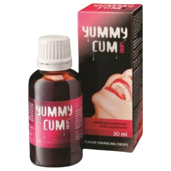 Yummy Cum Drops - výživový doplnok kvapky pre mužov (30 ml)