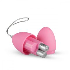   Easytoys - vibračné vajíčko so 7 rytmami na diaľkové ovládanie (ružové)