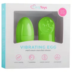   / Easytoys - nositeľné rádiové vibračné vajíčko so 7 rytmami (zelené)