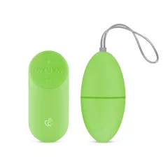   / Easytoys - nositeľné rádiové vibračné vajíčko so 7 rytmami (zelené)