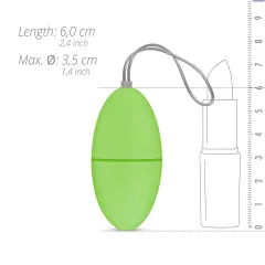   / Easytoys - nositeľné rádiové vibračné vajíčko so 7 rytmami (zelené)