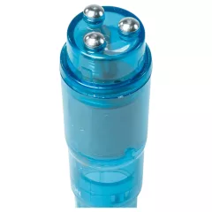 Easytoys - vreckový vibrátor set - 5 dielov - modrý