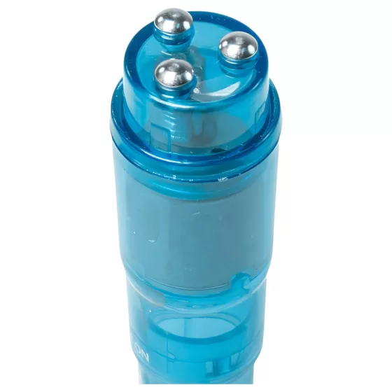 Easytoys - vreckový vibrátor set - 5 dielov - modrý