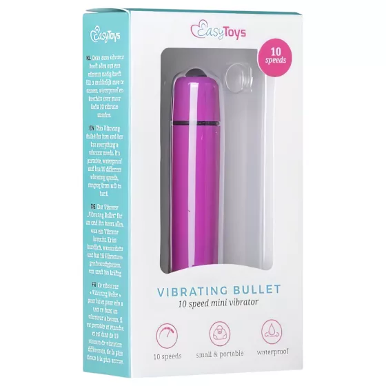EasyToys Bullet - tyčový vibrátor (fialový)