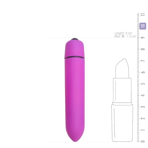 EasyToys Bullet - tyčový vibrátor (fialový)
