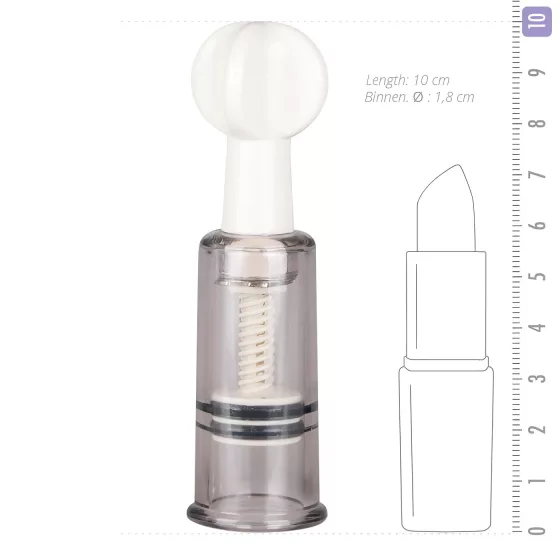 Easytoys - pumpa na bradavky a klitoris - sada 3 kusy