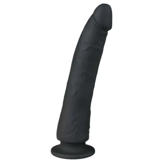 Easytoys - realistický dildó s prísavkou - silikón - 21 cm - čierny