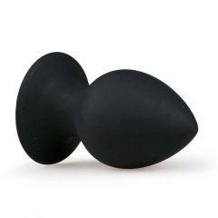   EasyToys Round Butt Plug XL - análny kolík (čierny) - extra veľký