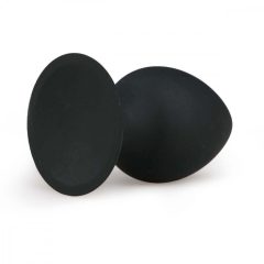   EasyToys Round Butt Plug XL - análny kolík (čierny) - extra veľký