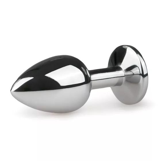 EasyToys - kovový análny kolík (strieborno-biely)