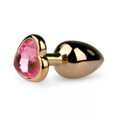 Easytoys - análny kolík - kovový, ružovo-zlatý, 2,5 cm