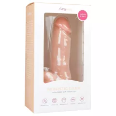   Easytoys - dildó s prísavkou a semenníkmi - 17,5 cm - telová farba