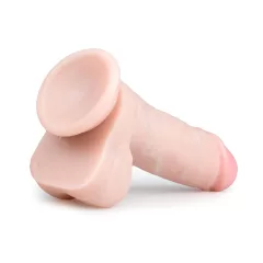   Easytoys - dildó s prísavkou a semenníkmi - 17,5 cm - telová farba