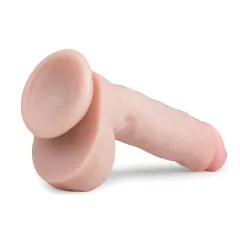   Easytoys - dildo s prísavkou a semenníkmi - 22,5 cm - telová farba