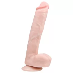   Easytoys - realistický dildó s prísavkou a semenníkmi - 26,5 cm - telová farba
