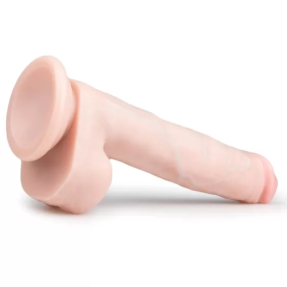 Easytoys - realistický dildó s prísavkou a semenníkmi - 26,5 cm - telová farba