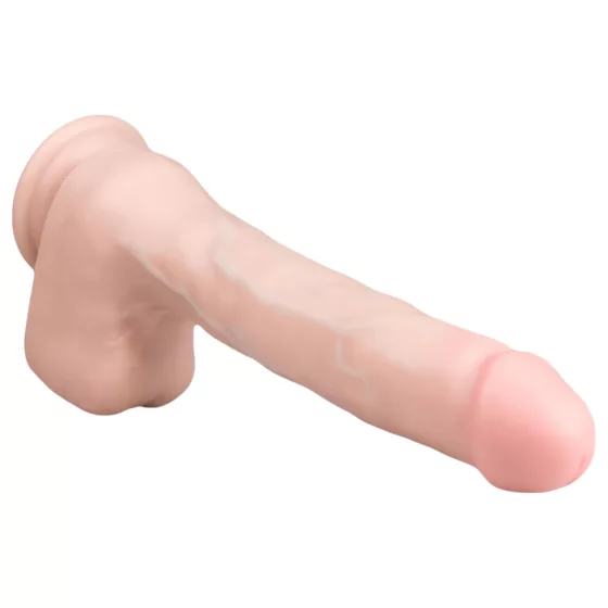 Easytoys - dildó s prísavkou a semenníkmi - veľký - 29,5 cm - telová farba