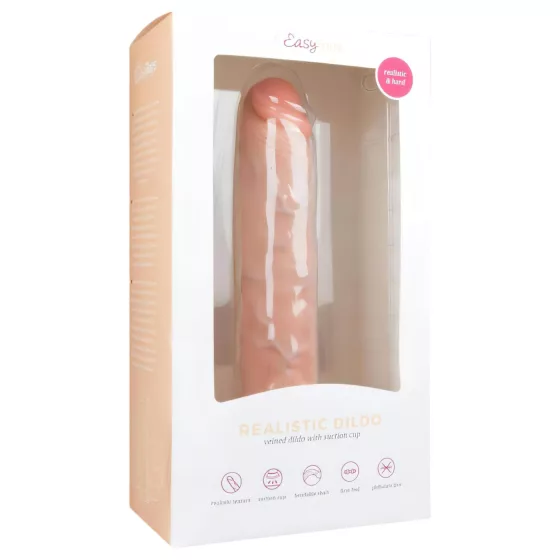 Easytoys - realistický dildó s prísavkou - extra veľké - 28,5 cm - telová