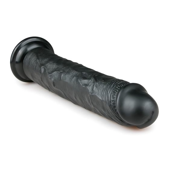 Easytoys - extra veľké dildo s prísavkou (28,5 cm) - čierne