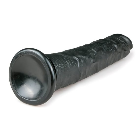 Easytoys - extra veľké dildo s prísavkou (28,5 cm) - čierne