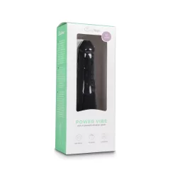  Easytoys - vibrátor na penis - silný vibračný - silikón čierny