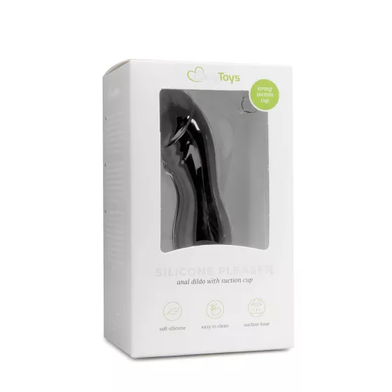 Easytoys - realistické dildo s prísavkou - čierne