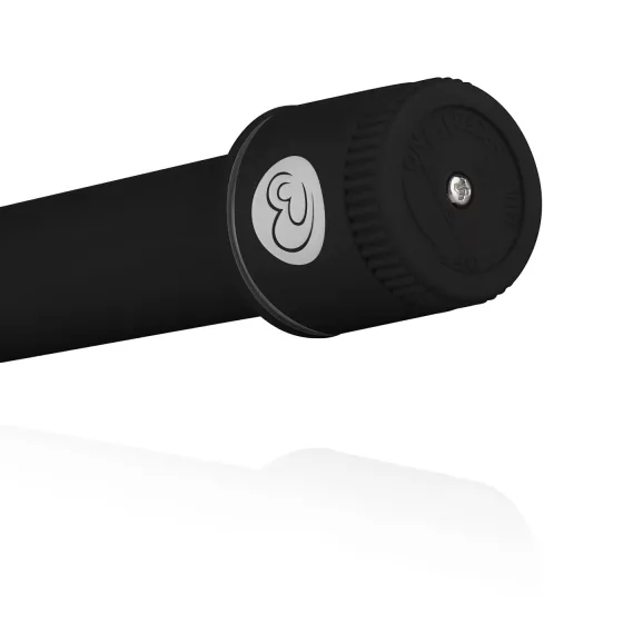 Easytoys - vibrátor na bod G - úzky tvar - čierny