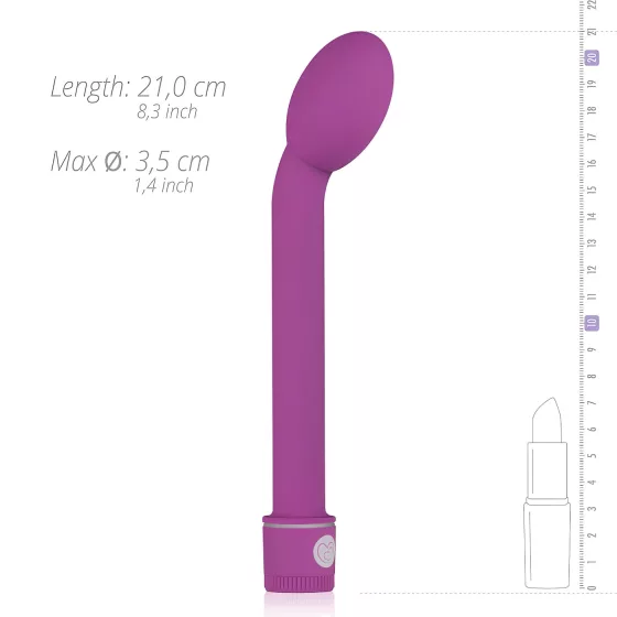 Easytoys - G-bod vibrátor - úzky - fialový