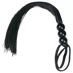 Easytoys - bič na erotické hry - silikónový - čierny