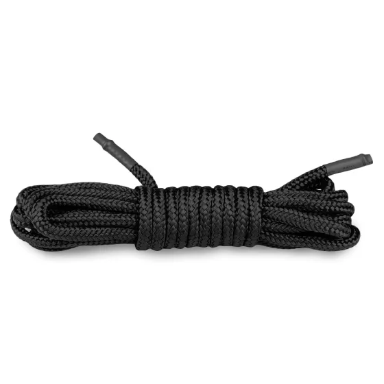Easytoys Rope - bondage lano (5 m, čierne)