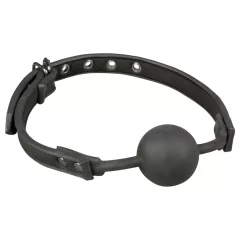 EasyToys - silikónová guľová roubík (čierny)