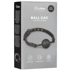 EasyToys - silikónová guľová roubík (čierny)