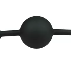 EasyToys - silikónová guľová roubík (čierny)