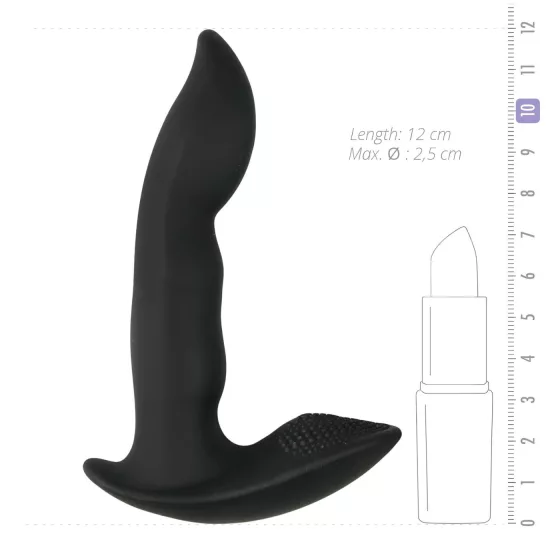 Easytoys Dynamic Duke - vibrátor na prostatu (čierny)