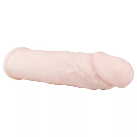 Easytoys - Flesh - predlžovací návlek na penis (prírodný) - 18 cm